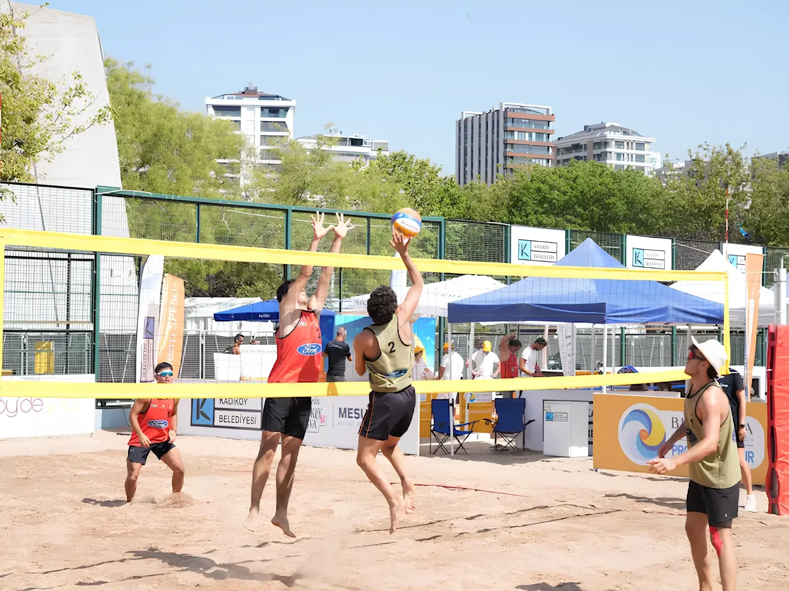 Beach Volleyball at Kalamış Coast